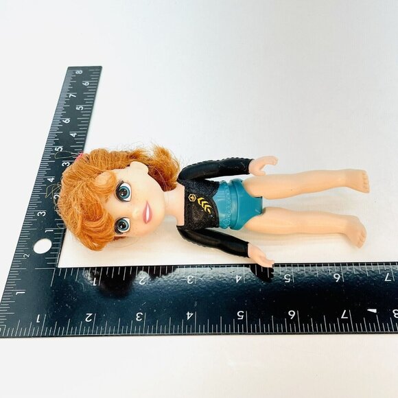 Disney Frozen 2 Petite Adventure Anna Doll  Rare Dress Costume Jakks Pacific Toy - Picture 3 of 11